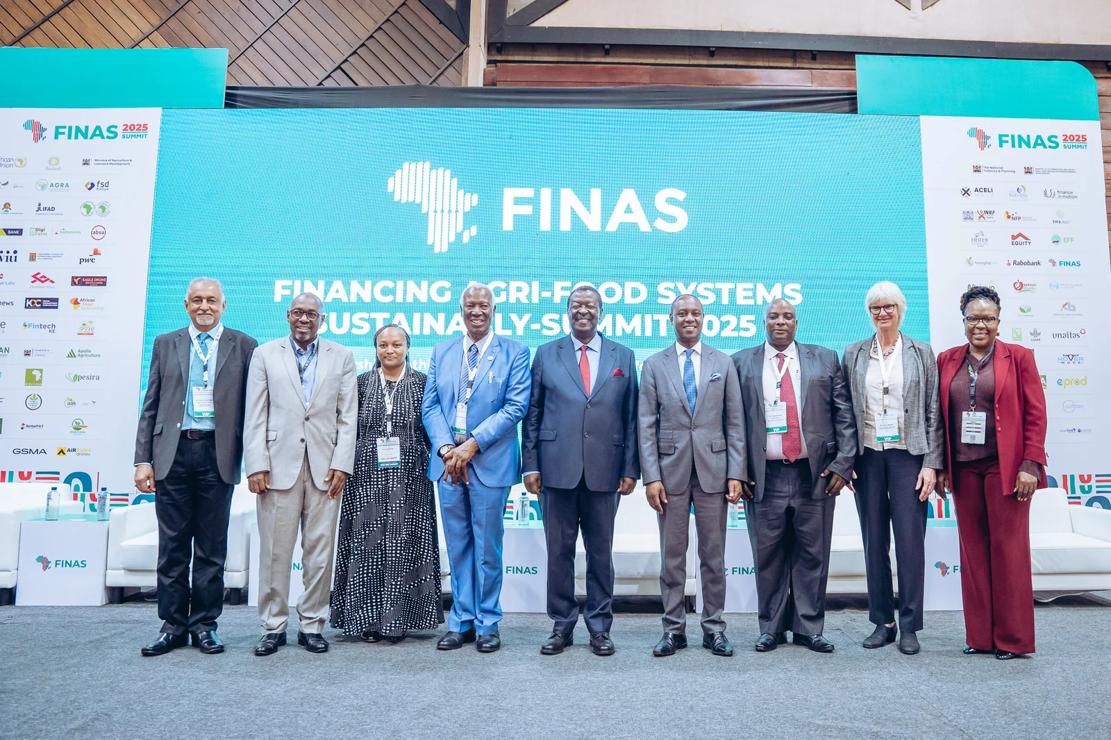 Speakers and dignitaries on stage at the FINAS 2025 Summit