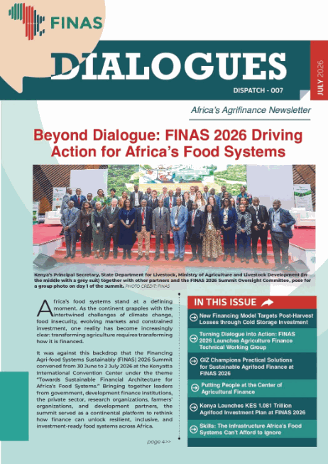 Africa’s Food Systems Financing Newsletter – July 2026 cover
